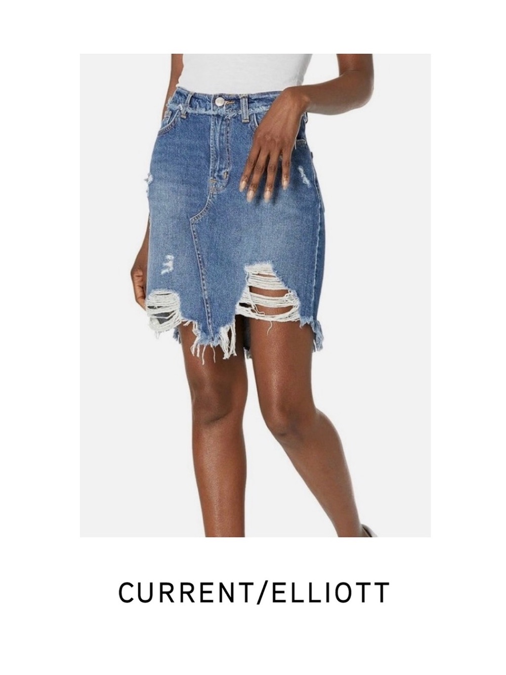 Current/Elliott Playmate Denim Skirt